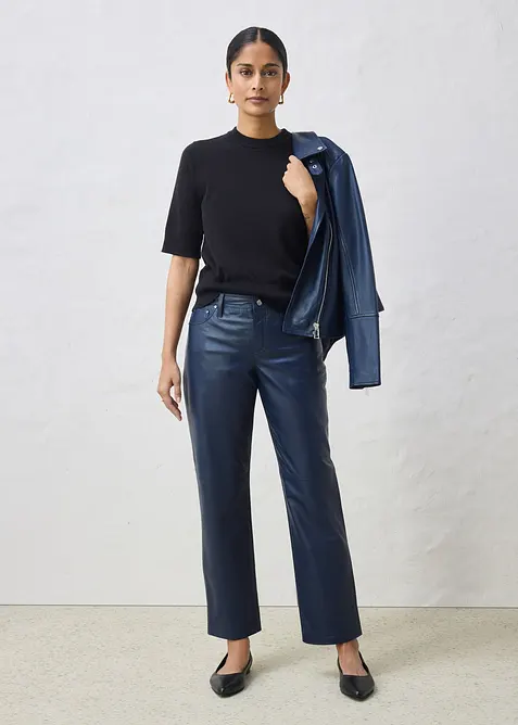 Skinnbyxa i lammnappa, bonprix