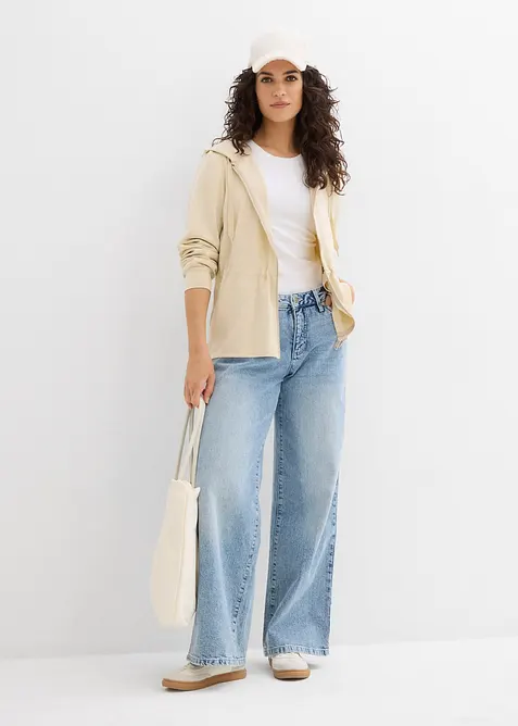 Munkjacka med res&aring;r, bonprix