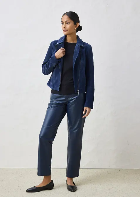 MC-jacka i mockaskinn, bonprix