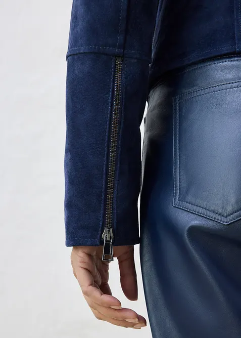 MC-jacka i mockaskinn, bonprix