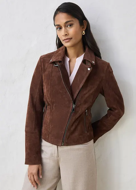 MC-jacka i mockaskinn, bonprix