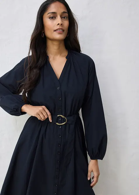 Bluskl&auml;nning med sk&auml;rp och sidenandel, bonprix