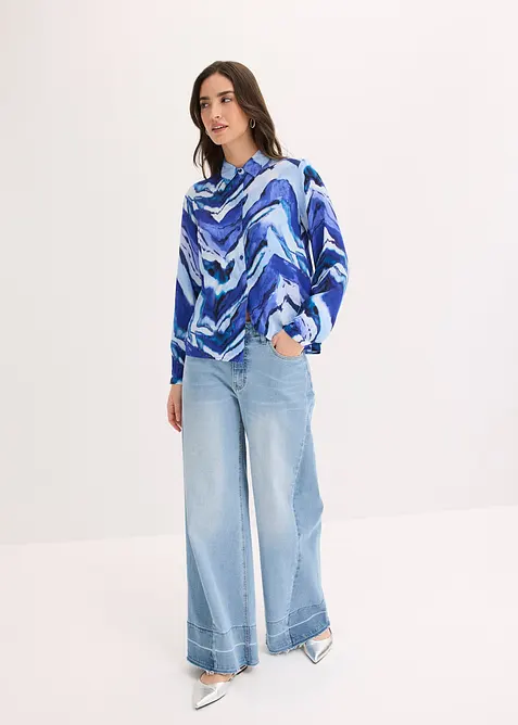 M&ouml;nstrad blus, bonprix