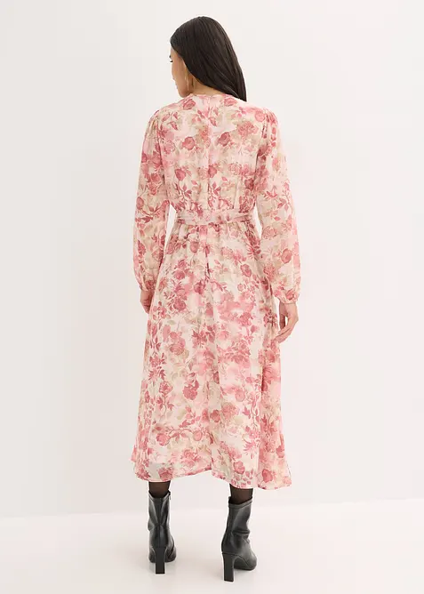 Chiffongkl&auml;nning med knytband (2 delar), bonprix