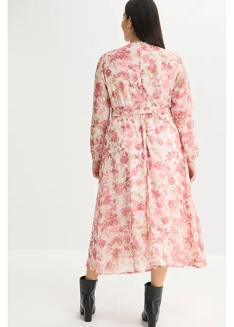 Chiffongkl&auml;nning med knytband (2 delar), bonprix