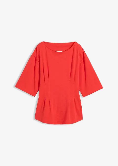 Topp i bomullsmix, bonprix