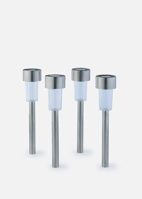 Solcellslampa v&auml;g (4-pack), bonprix