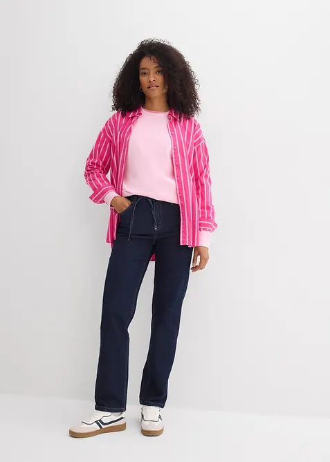 Loose Straight Jeans Mid Waist, bonprix