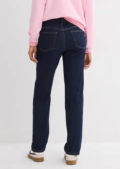 Loose Straight Jeans Mid Waist, bonprix
