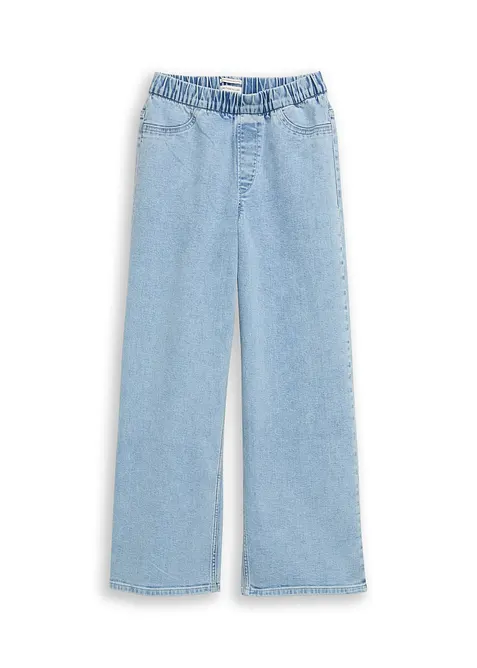 Jeans fr&aring;n Tom Tailor med Wide Leg och Mid Waist, Tom Tailor