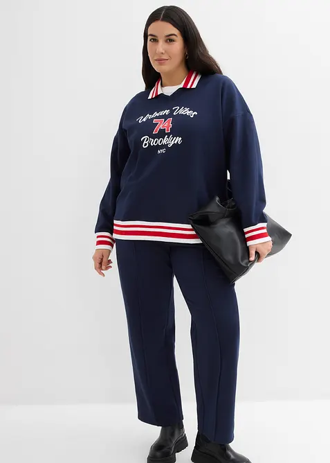 Oversizesweatshirt i ekologisk bomull, bonprix