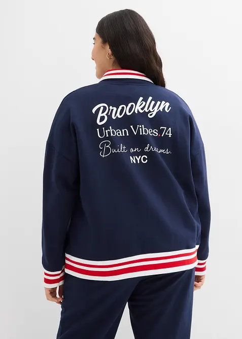 Oversizesweatshirt i ekologisk bomull, bonprix