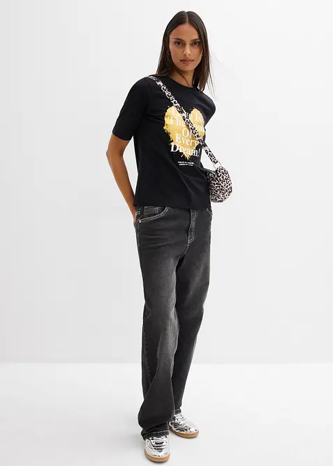 T-shirt i ekologisk bomull, bonprix