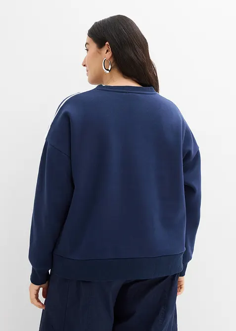 Oversizesweatshirt i mjuk bomullsmix, bonprix