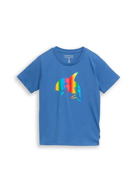 T-shirt fr&aring;n Tom Tailor, med ekologisk bomull (2-pack), Tom Tailor