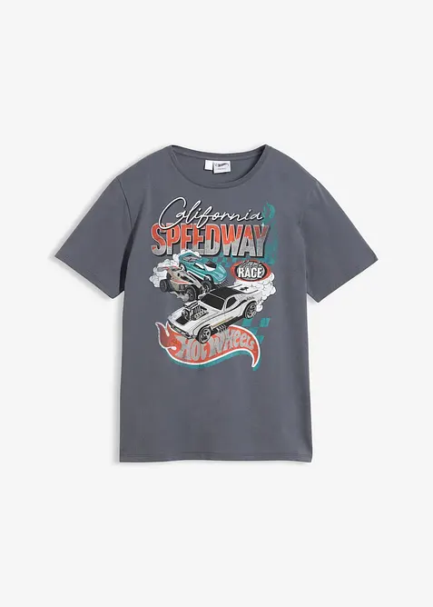 T-shirt med Hot Wheels-tryck, av bomull, HOT WHEELS