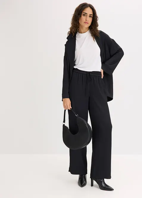 Vid byxa med bekv&auml;m midja, bonprix