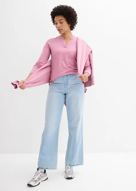 Topp med farfarskrage, bonprix