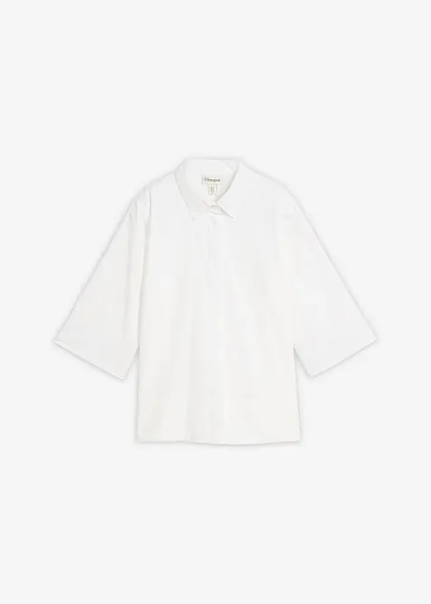 Blus i ekologisk bomull, bonprix