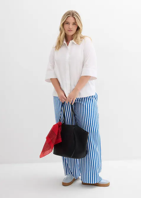 Blus i ekologisk bomull, bonprix
