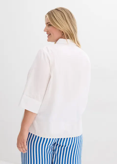 Blus i ekologisk bomull, bonprix