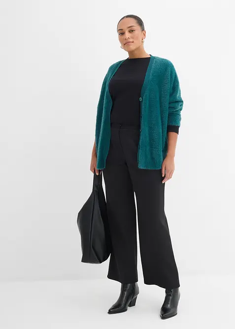 Bekv&auml;m byxa i f&ouml;ljsam trik&aring;, bonprix