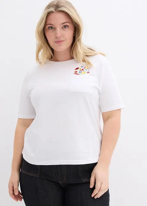 T-shirt av ekologisk bomull, bonprix