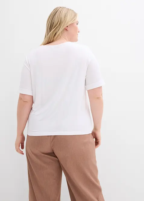 T-shirt i viskosmix, bonprix