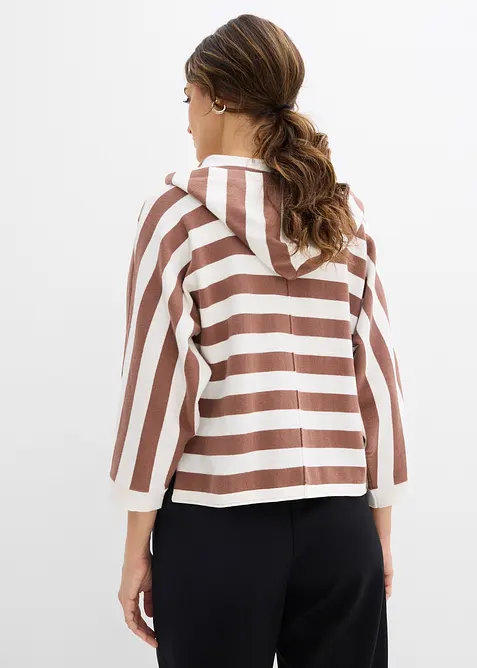 Finstickad oversizetr&ouml;ja i bomullsmix, bonprix