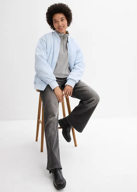 L&aring;ng&auml;rmad topp i frott&eacute;, bonprix