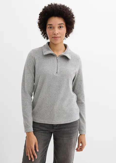 L&aring;ng&auml;rmad topp i frott&eacute;, bonprix