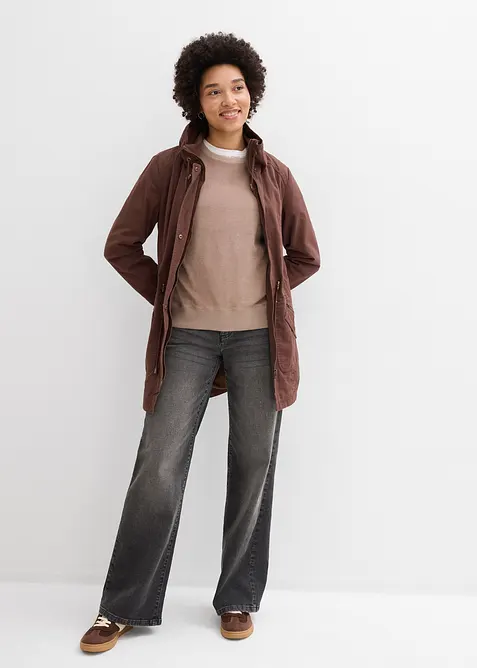 L&aring;ng&auml;rmad topp i frott&eacute;, bonprix