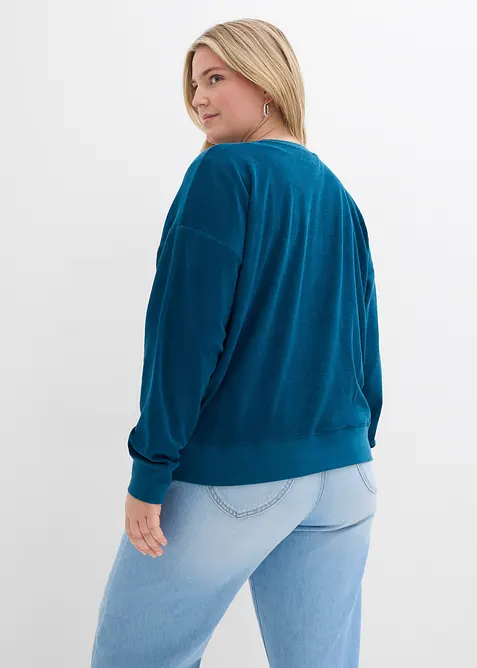 L&aring;ng&auml;rmad topp i frott&eacute;, bonprix