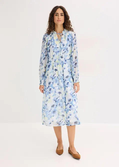 M&ouml;nstrad chiffongblus, bonprix