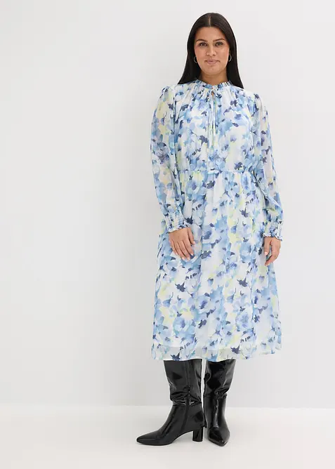 M&ouml;nstrad chiffongblus, bonprix