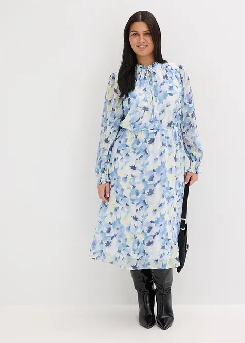 M&ouml;nstrad chiffongblus, bonprix