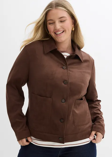 Jacka i mockaskinnimitation, bonprix