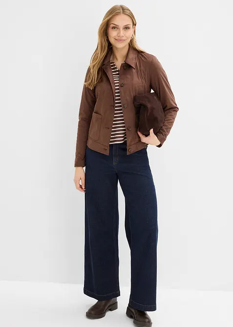 Jacka i mockaskinnimitation, bonprix