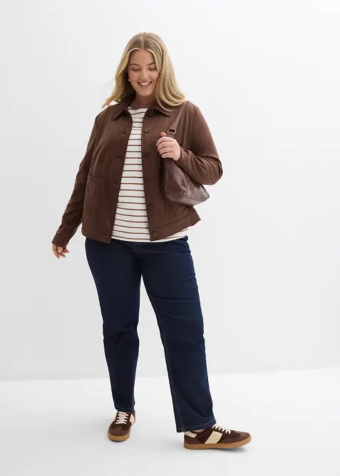 Jacka i mockaskinnimitation, bonprix