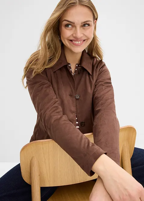 Jacka i mockaskinnimitation, bonprix