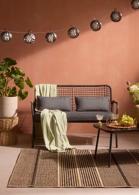 LED-ljusslinga med meshkulor, bonprix