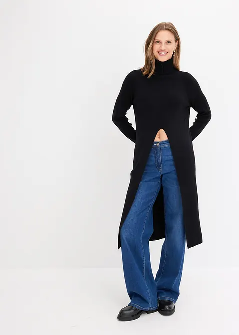 L&aring;ng tr&ouml;ja med slits, bonprix