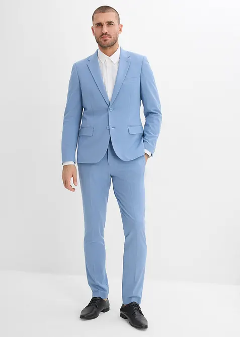 Superstretchig kostym (2 delar) Slim Fit, bonprix