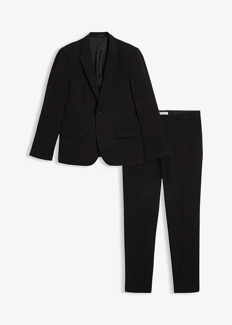 Superstretchig kostym (2 delar) Slim Fit, bonprix