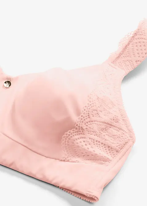 Mjuk spacer-BH utan bygel, med minimerande effekt, bonprix