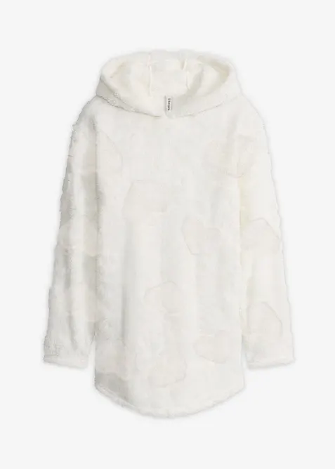 L&aring;ng oversizetr&ouml;ja med hj&auml;rtm&ouml;nster, bonprix