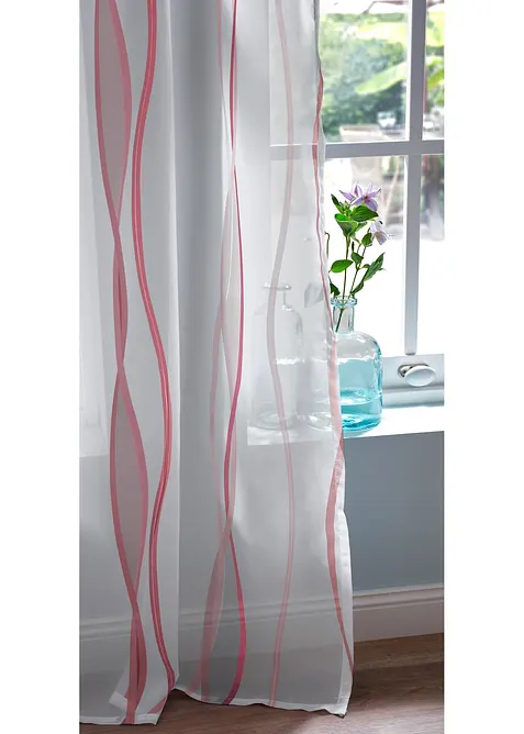 Gardin med v&aring;gm&ouml;nster (1-pack), bonprix