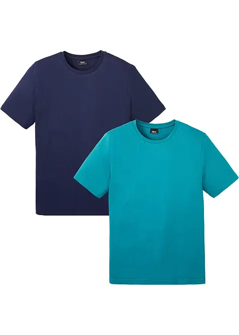 T-shirt i bomull (2-pack), bonprix
