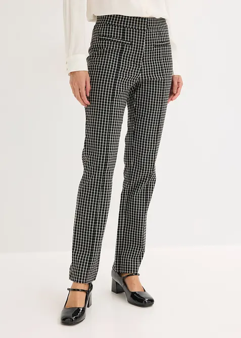 Vid dra-p&aring; byxa av bengalin, bonprix