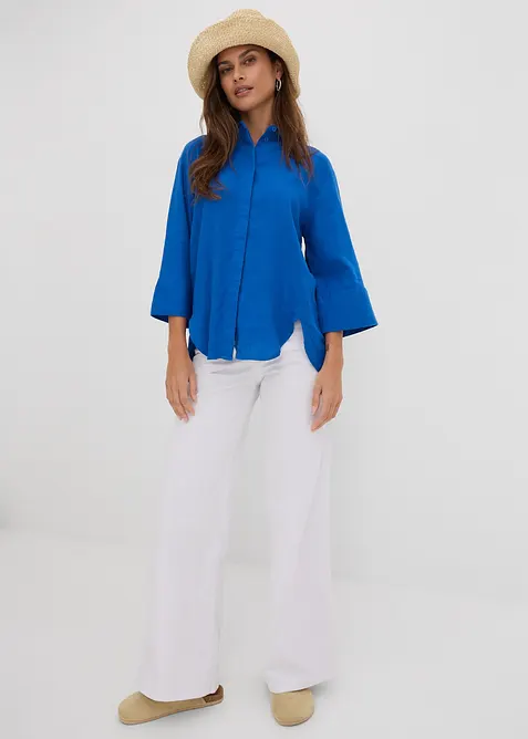 Wide Leg jeans, Mid Waist, Stretch, bonprix